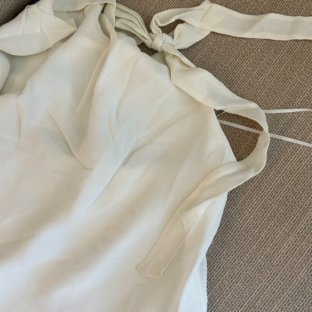 Reformation Cream Mini Dress - Picture 4 of 8